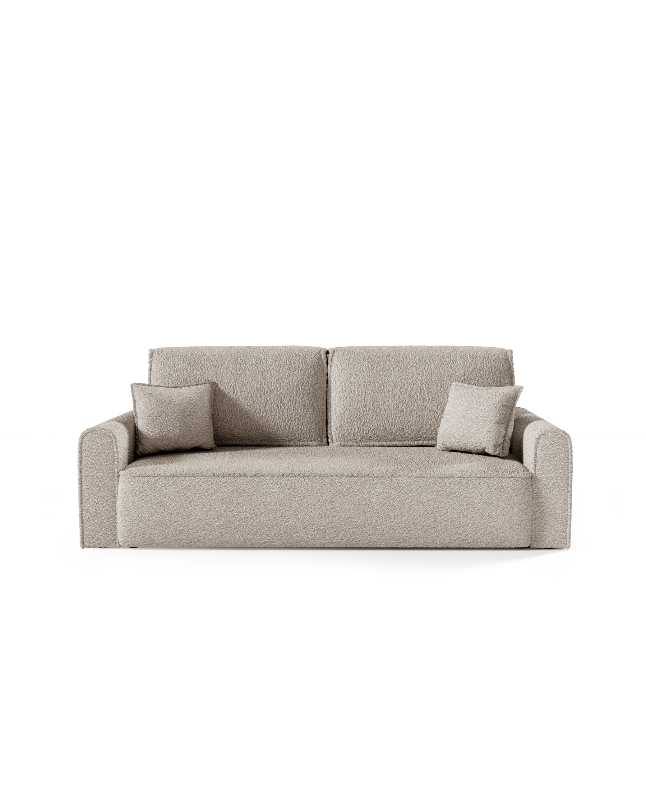 Sofa LETTOLO - Stoff BOUCLE Wir öffnen
