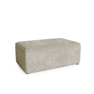 Hocker LORETTO - Stoff BOUCLE