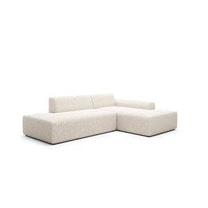 Ecksofa MODULLAR L II – Stoff BOUCLE Lamm modulare Kollektion