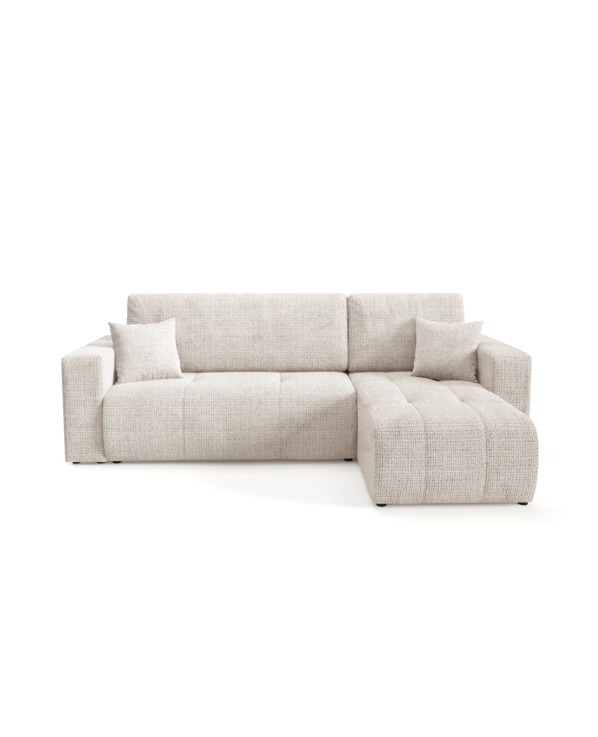 Ecksofa VERITA L mit Container-Senille-Stoff