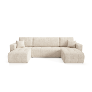 VERITA U Ecksofa mit Container-Senille-Stoff