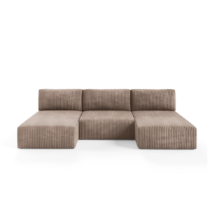 Narożnik FANO U - mebel modułowy tkanina TOP sztruks