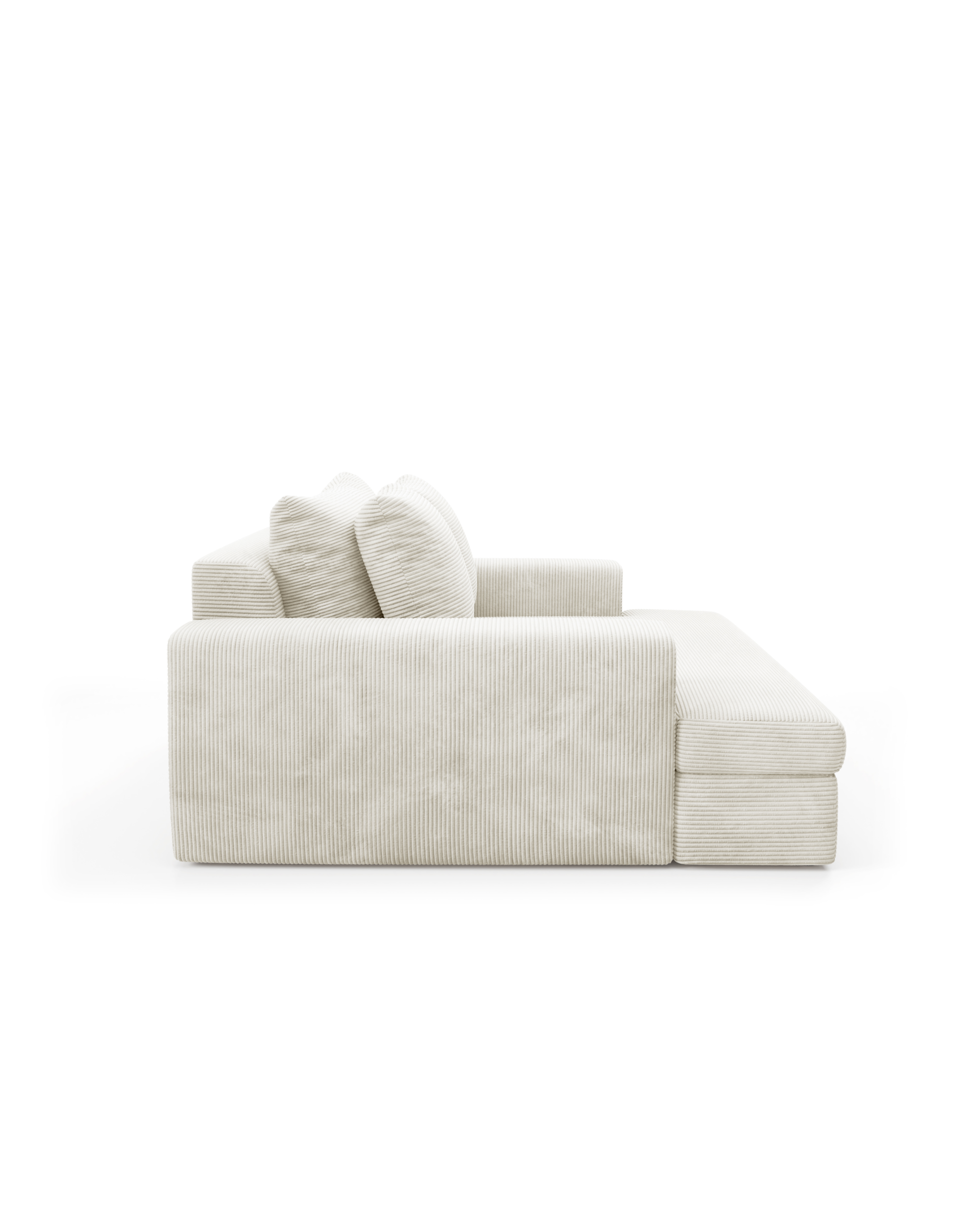 CALDO Sofa - Cordstoff gewellte Federn + Bonell hoher Komfort – Bild 7