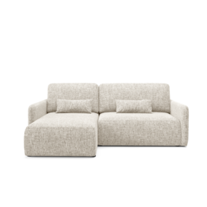 Narożnik LIVELLO L - rozkładany, tkanina trójwymiarowa, pojemnik