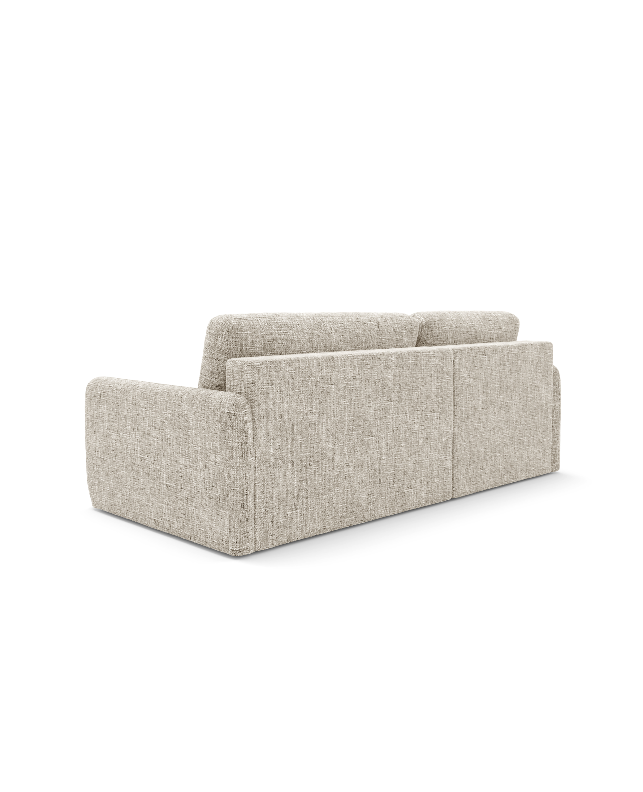 Ecksofa LIVELLO L - faltbar, dreidimensionaler Stoff, Behälter – Bild 4