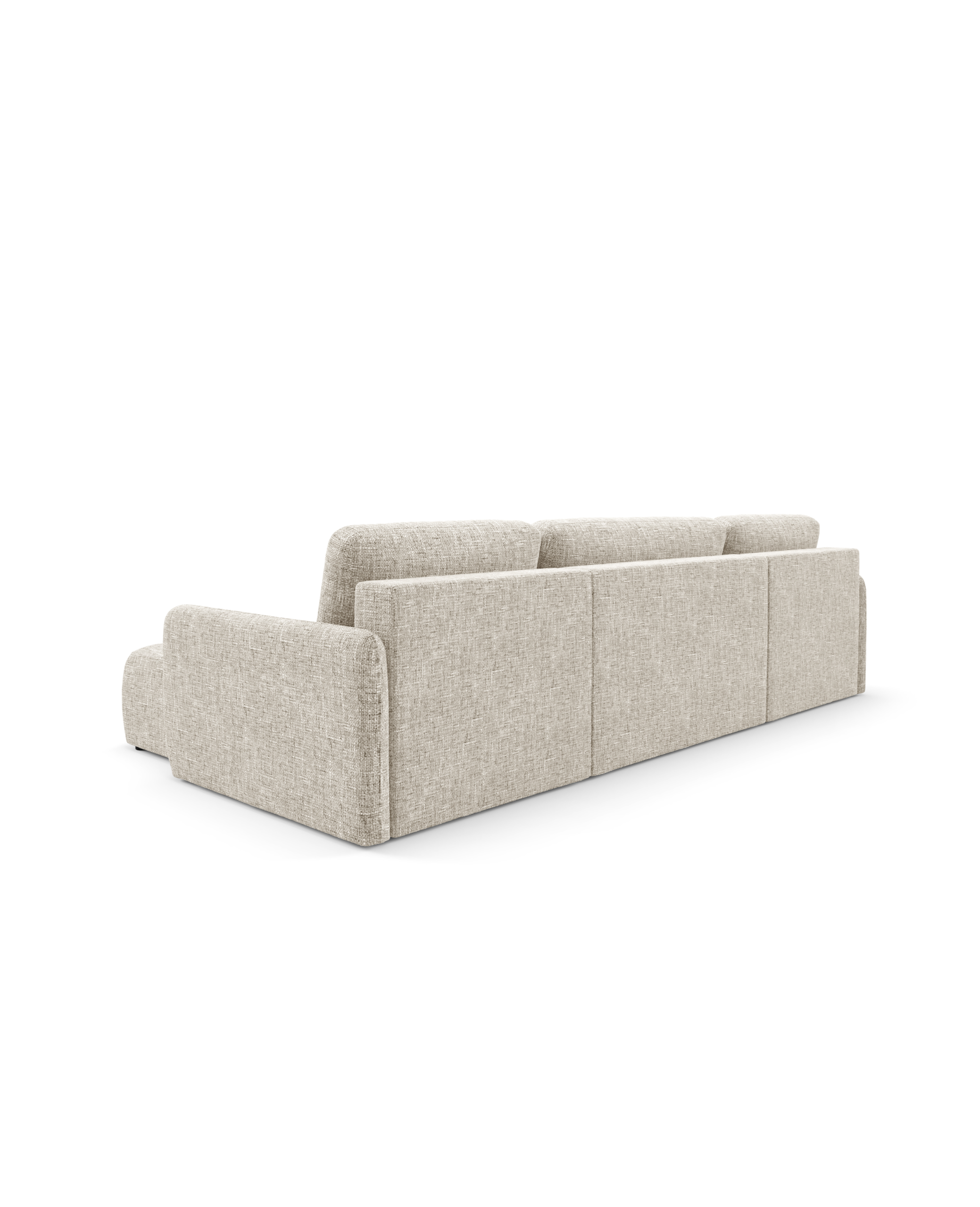 LIVELLO U Ecksofa - klappbar, dreidimensionales Gewebe, Container – Bild 3