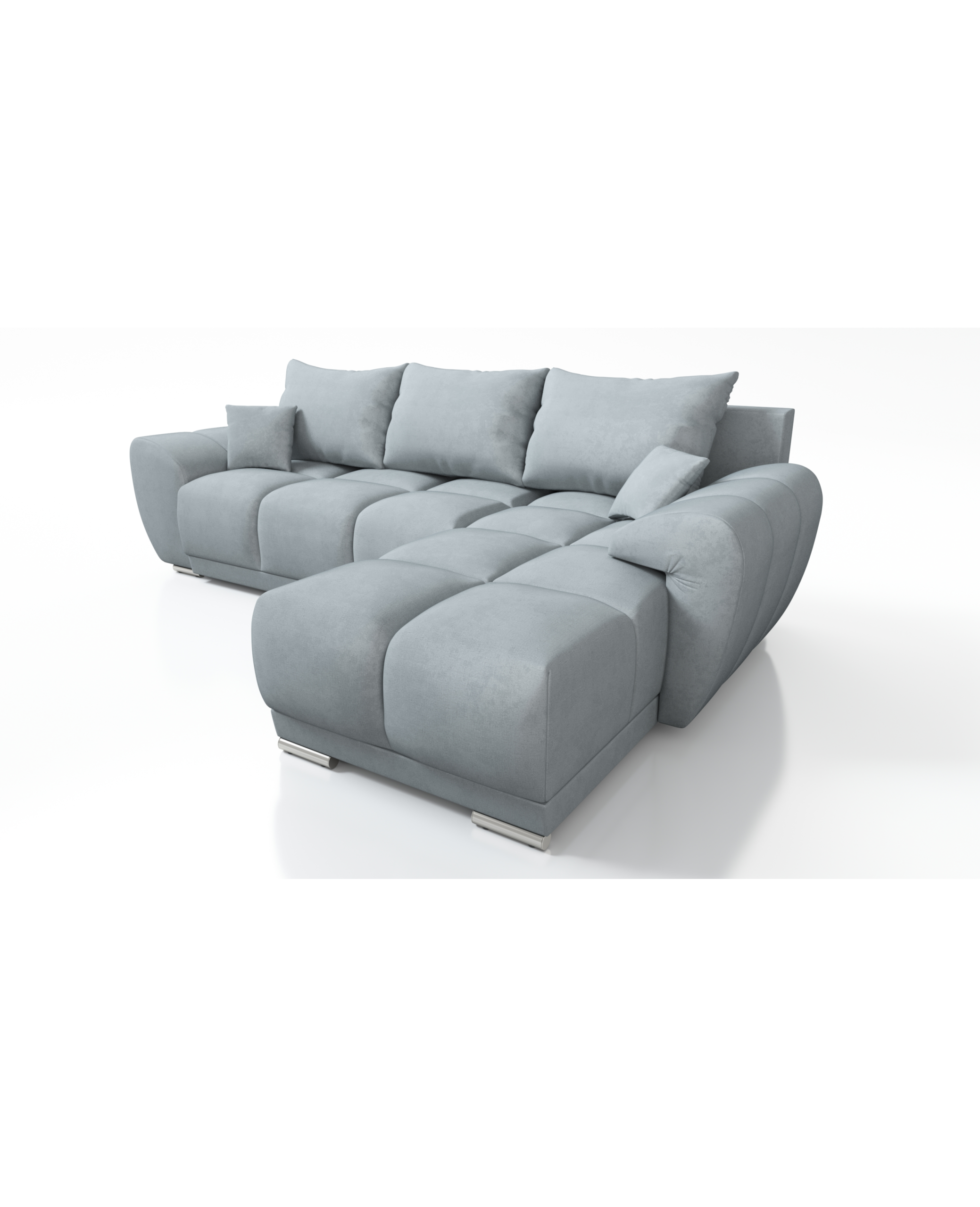ITALINO L Ecksofa - klappbar, Hybridstoff – Bild 3