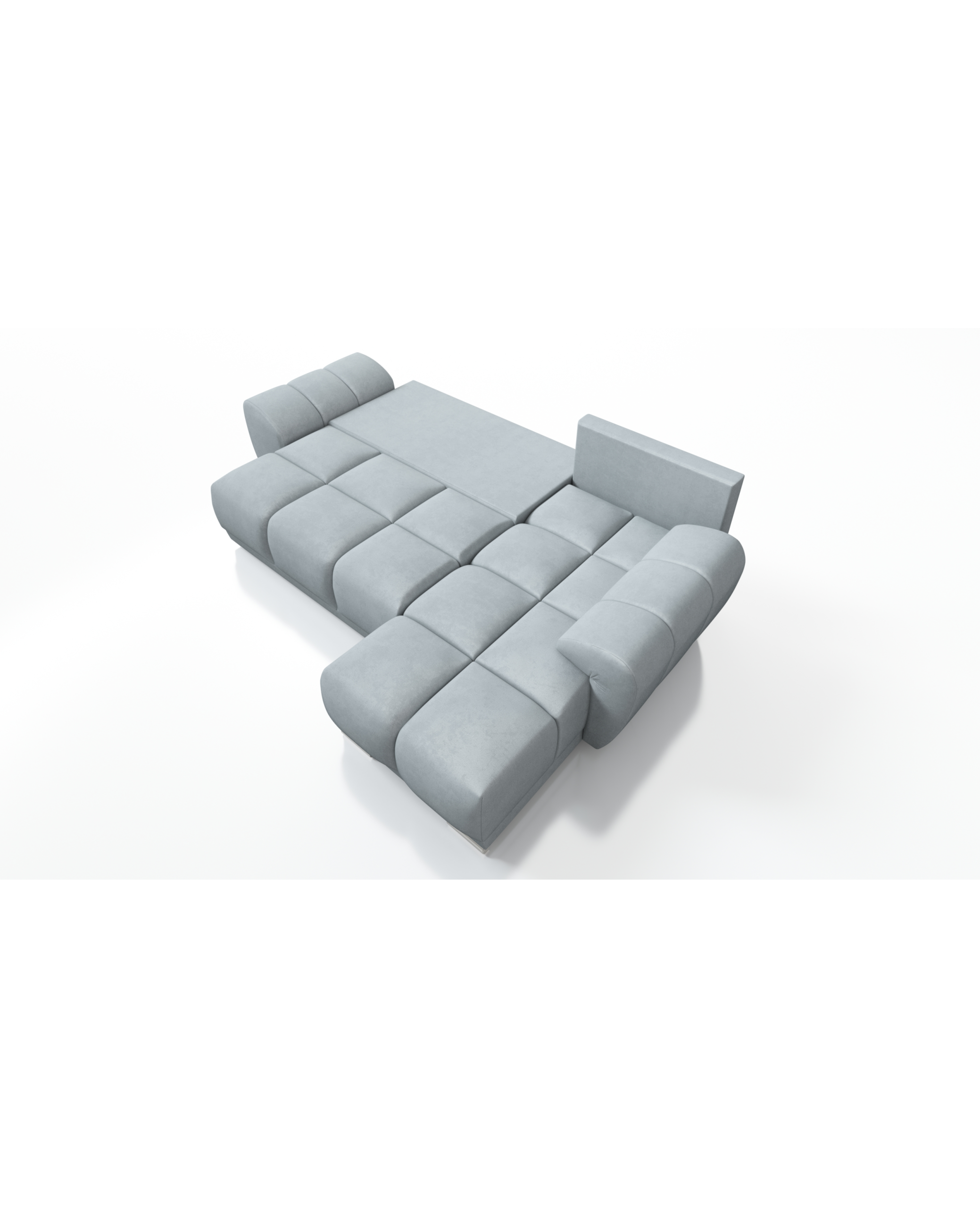 ITALINO L Ecksofa - klappbar, Hybridstoff – Bild 4