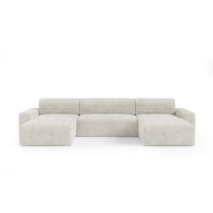 Narożnik COCO U - tkanina TOP sztruks funkcja spania