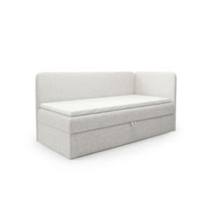 Łóżko młodzieżowe LEO – kontynentalne z pojemnikiem