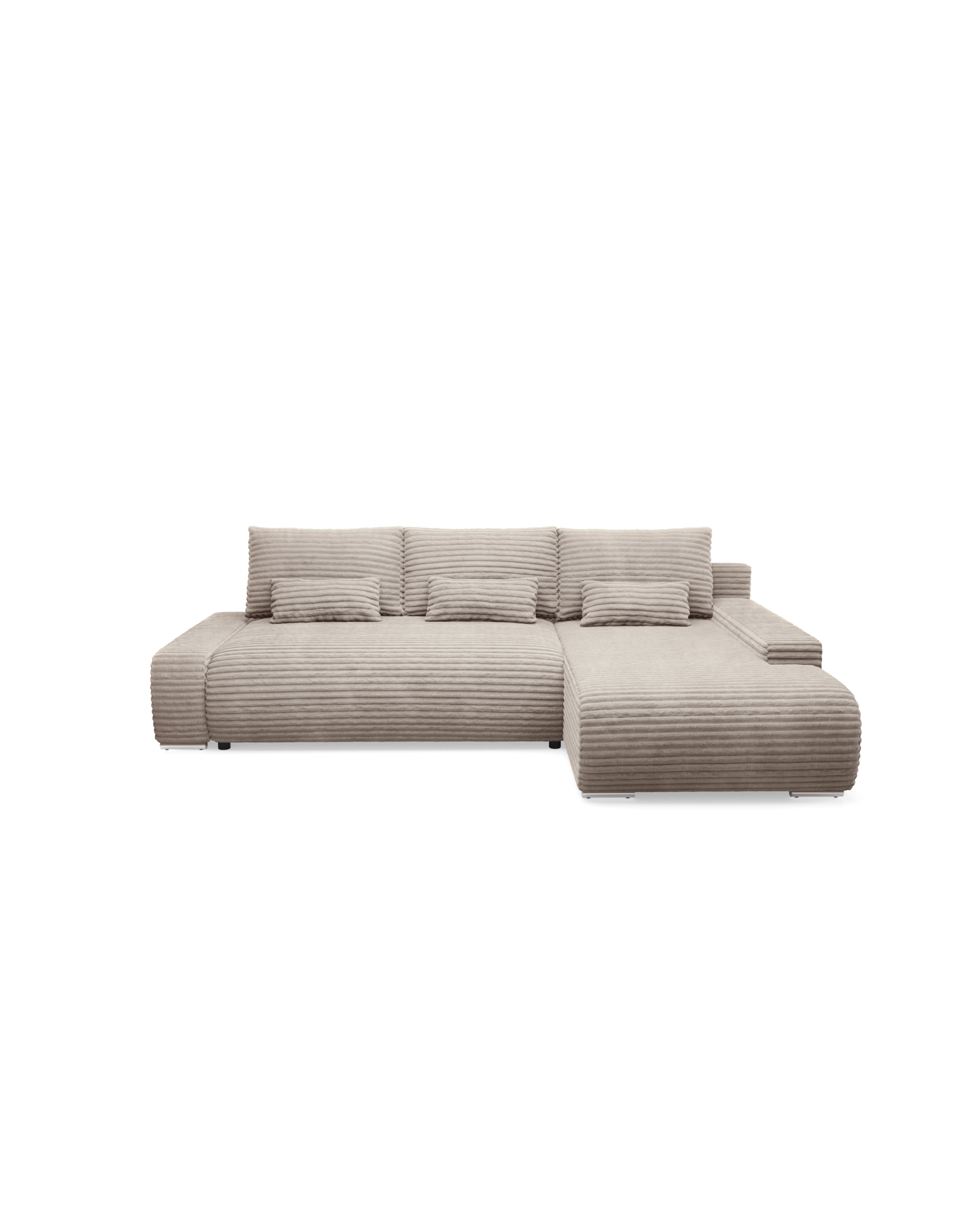 Ecksofa ROLLY L mit Bettkasten, Cordstoff – Bild 3