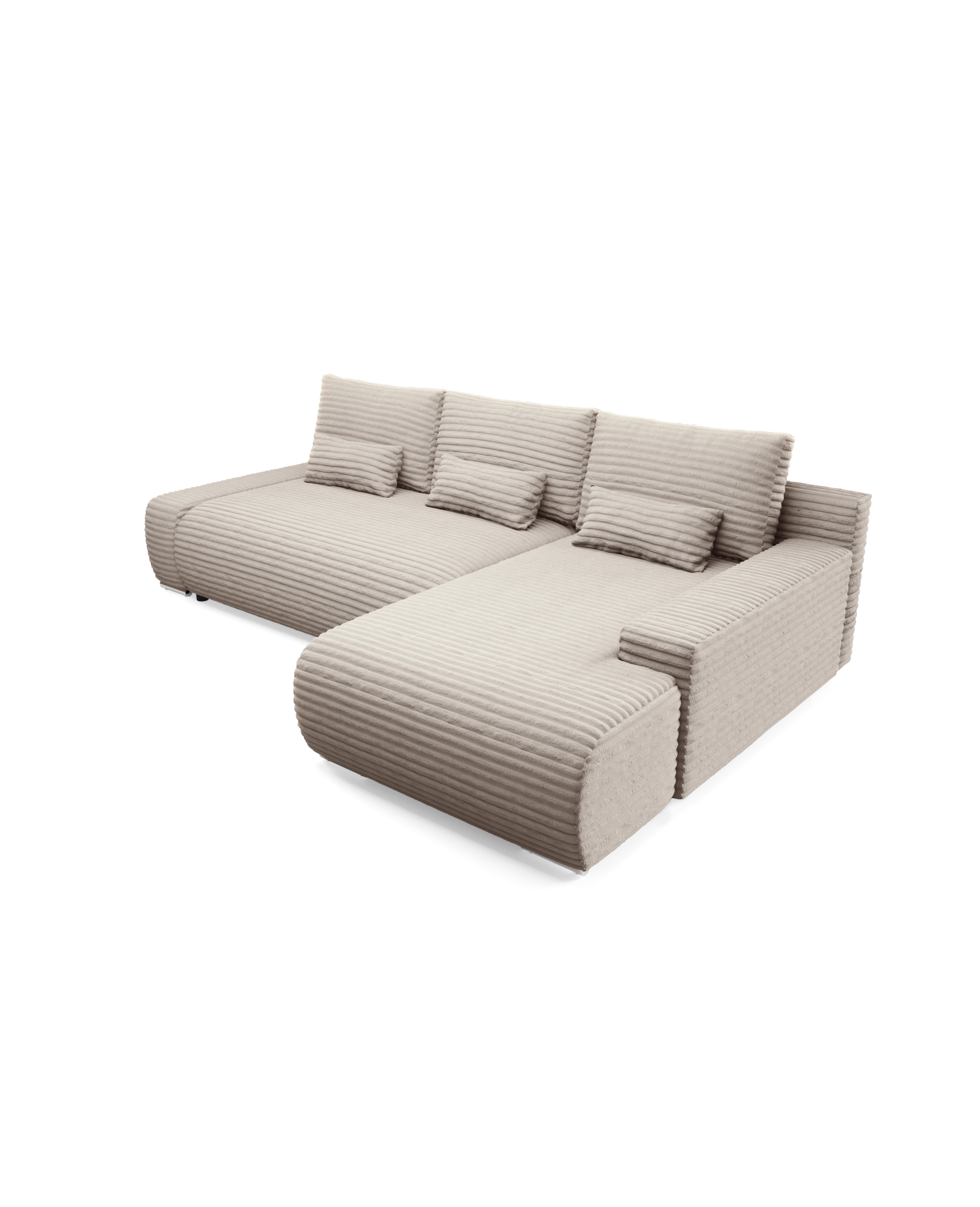 Ecksofa ROLLY L mit Bettkasten, Cordstoff – Bild 4