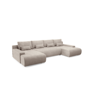 Narożnik ROLLY U z pojemnikiem na pościel tkanina sztruks